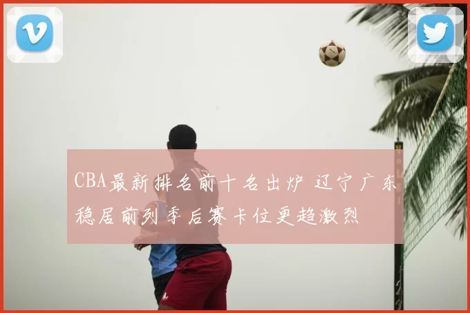 CBA最新排名前十名出炉 辽宁广东稳居前列季后赛卡位更趋激烈